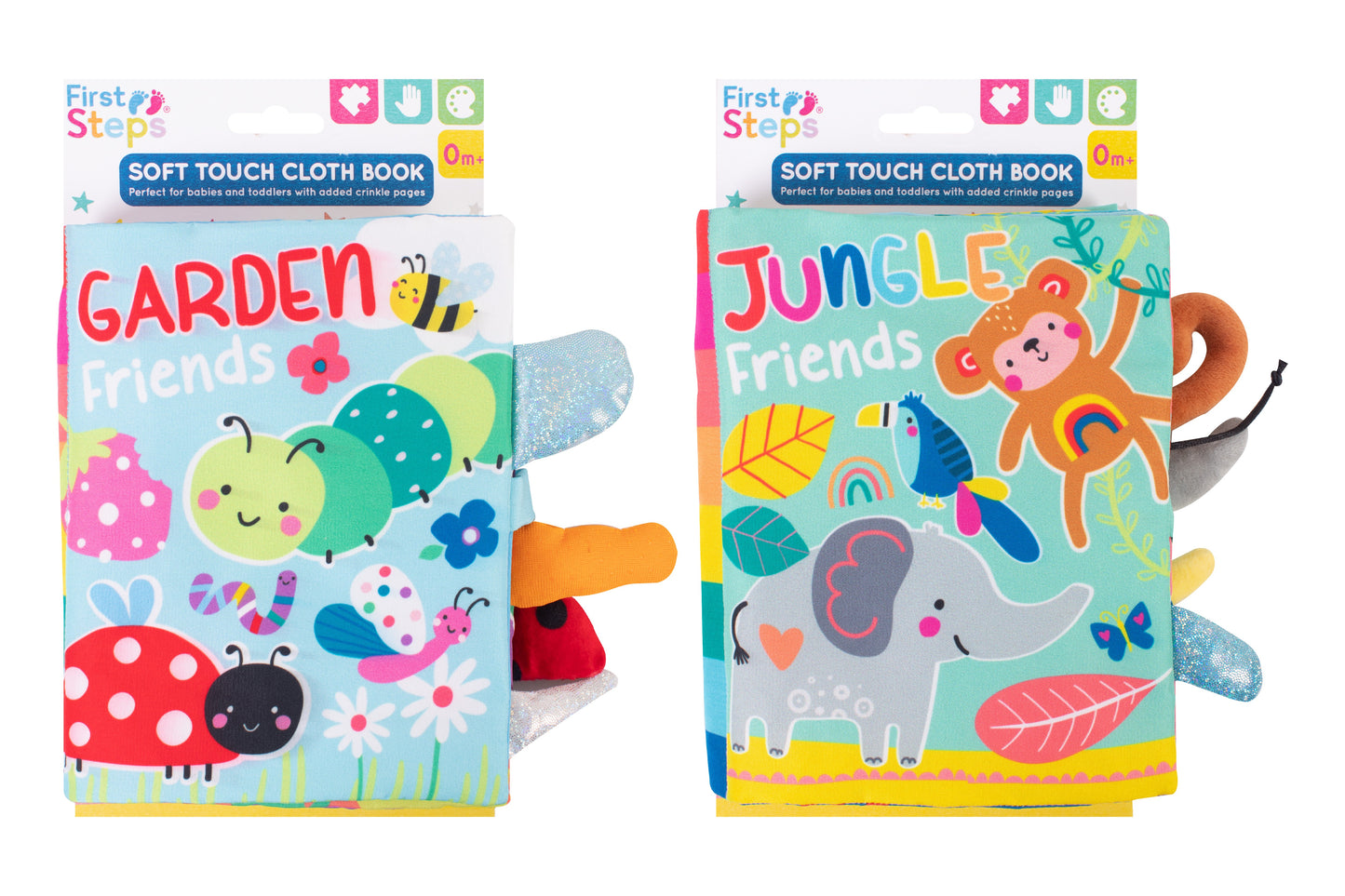 FIRST STEPS SOFT TOUCH CLOTH BABY LEARNING BOOK. PS778 \\\KD25348