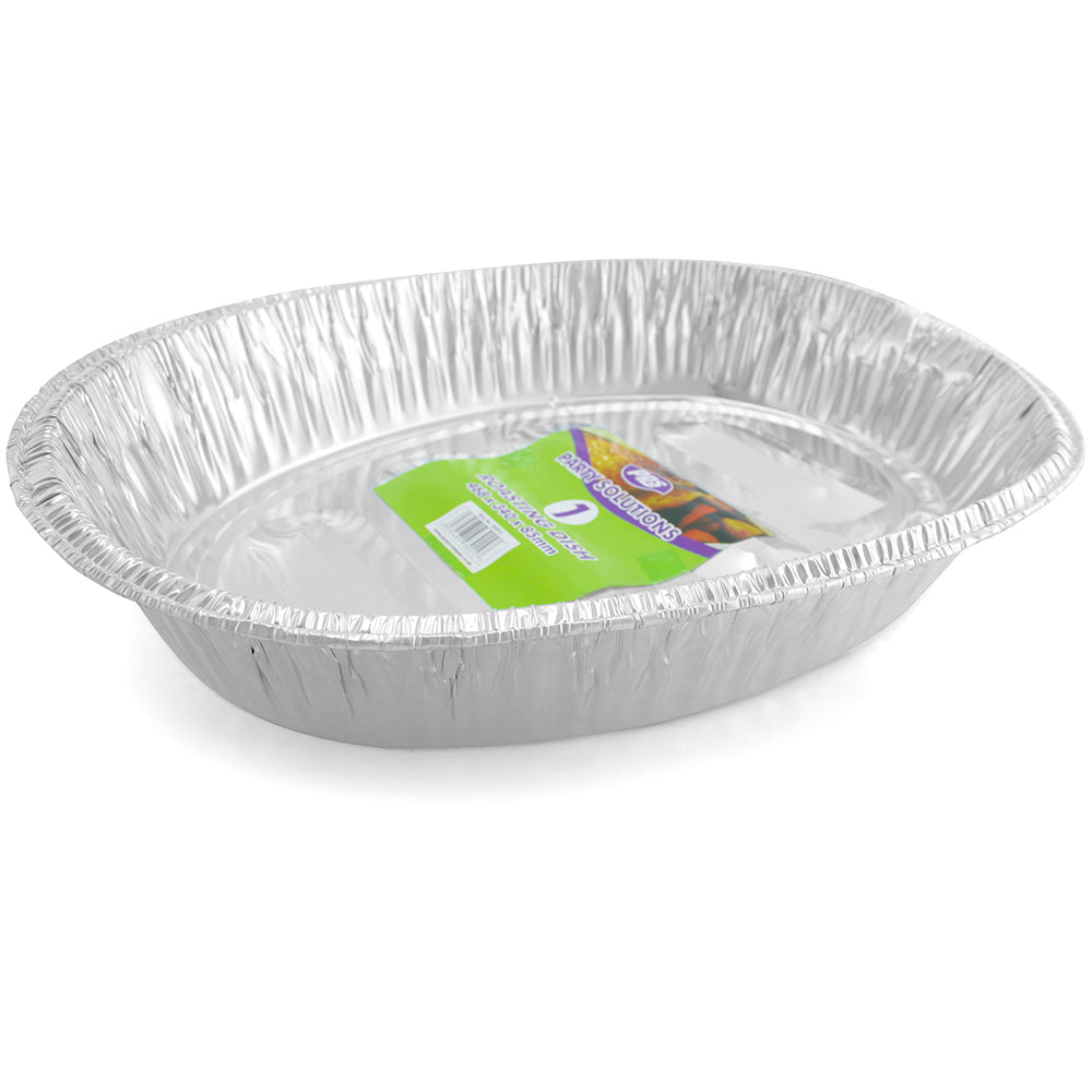 PPS OVAL FOIL ROASTING DISH TRAY 468 X 340 X 85MM. PPS93015 \\\KD25370