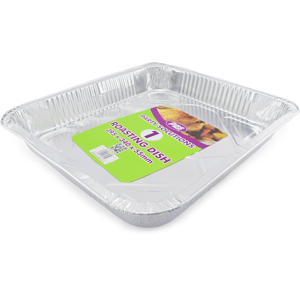 PPS RECTANGLE FOIL ROASTING DISH TRAY 395 X 340 X 55MM. PPS93014 \\\KD25371