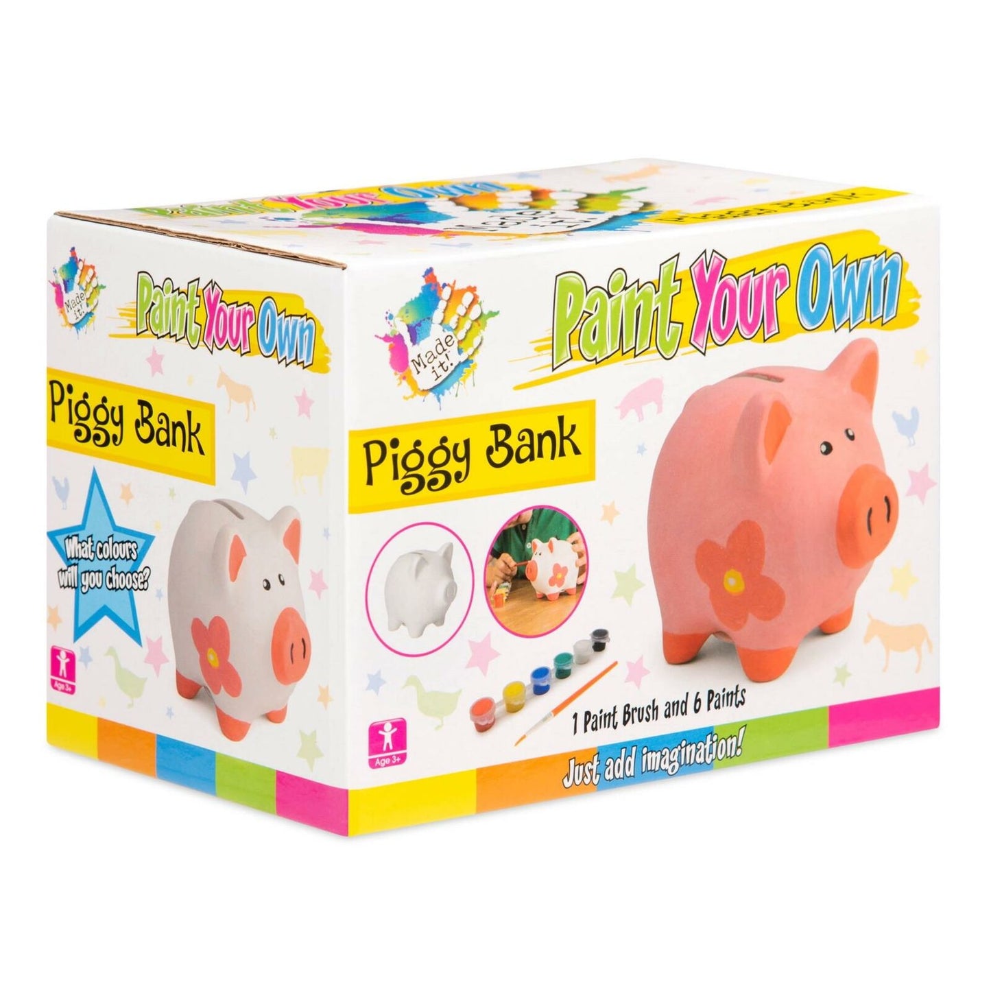 MADE IT! PAINT YOUR OWN PIGGY BANK. TY6036 \\\KD25373