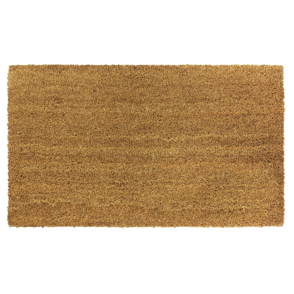 JVL LATEX BACKED MANOR PLAIN COIR DOOR MAT 40 X 60CM. 02-240 \\\KD25399