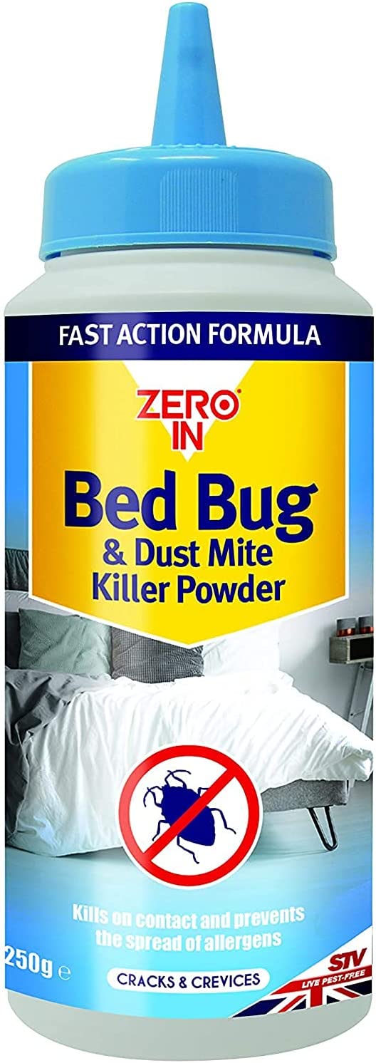 ZERO IN BED BUG AND DUST MITE KILLER POWDER 250G \\\KD25406