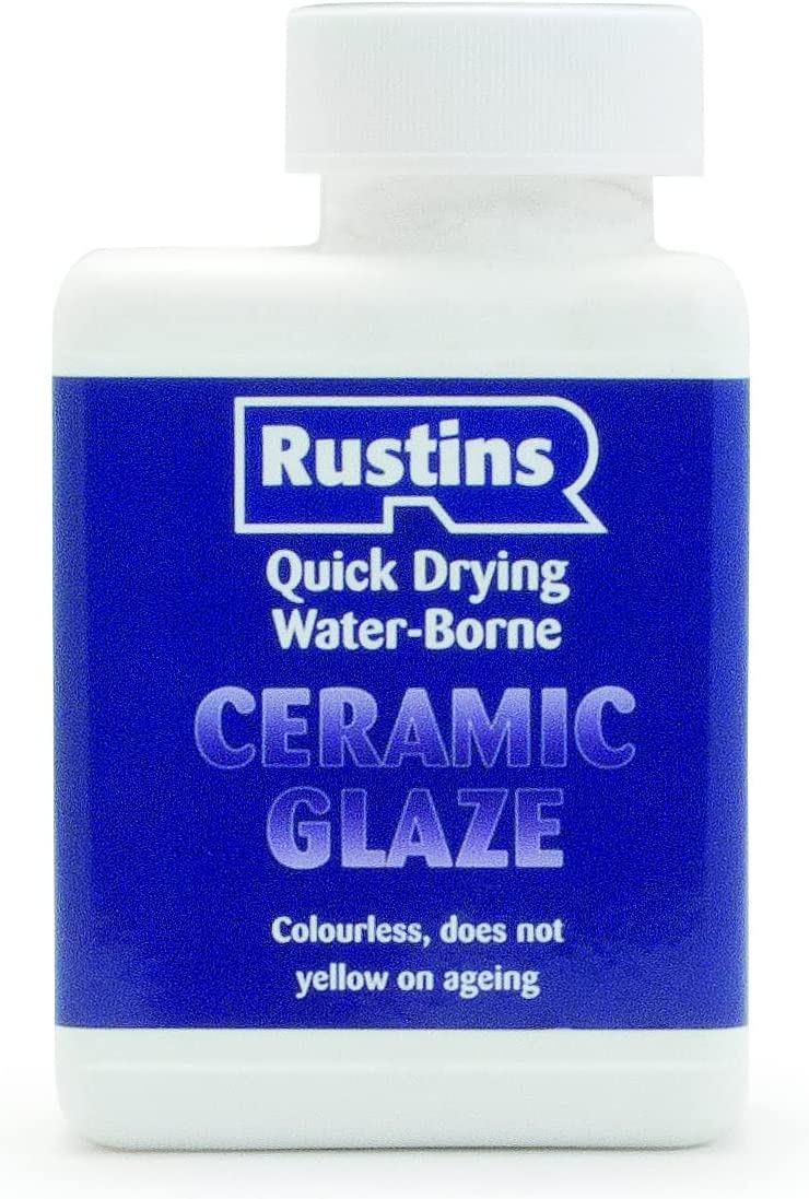 RUSTINS QUICK DRYING ACRYLIC CERAMIC GLAZE CLEAR 250ML. CERG250 \\\KD25411