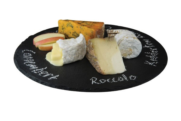 APOLLO SLATE LAZY SUSAN ROTATING ROUND SERVING PLATE TRAY 30CM. AP1270 \\\KD25420