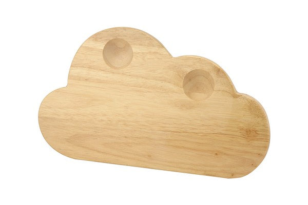 APOLLO RUBBER WOOD BREAKFAST BOARD CLOUD 30CM X 17CM. AP9090 \\\KD25427