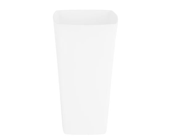 WHAM STUDIO TALL SQUARE PLANTER POT COVER 16CM - WHITE. WHAM27352 \\\KD25433