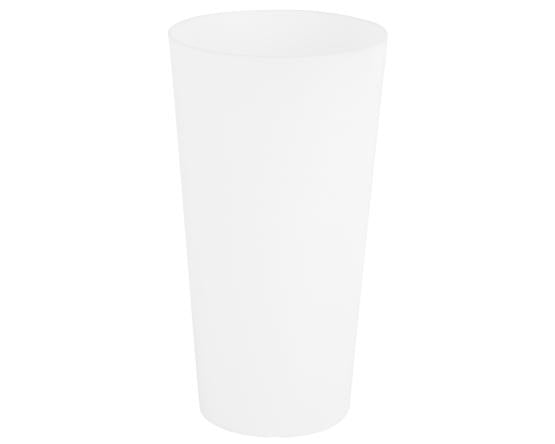 WHAM STUDIO TALL ROUND PLANTER POT COVER 18CM - WHITE. WHAM27302 \\\KD25434
