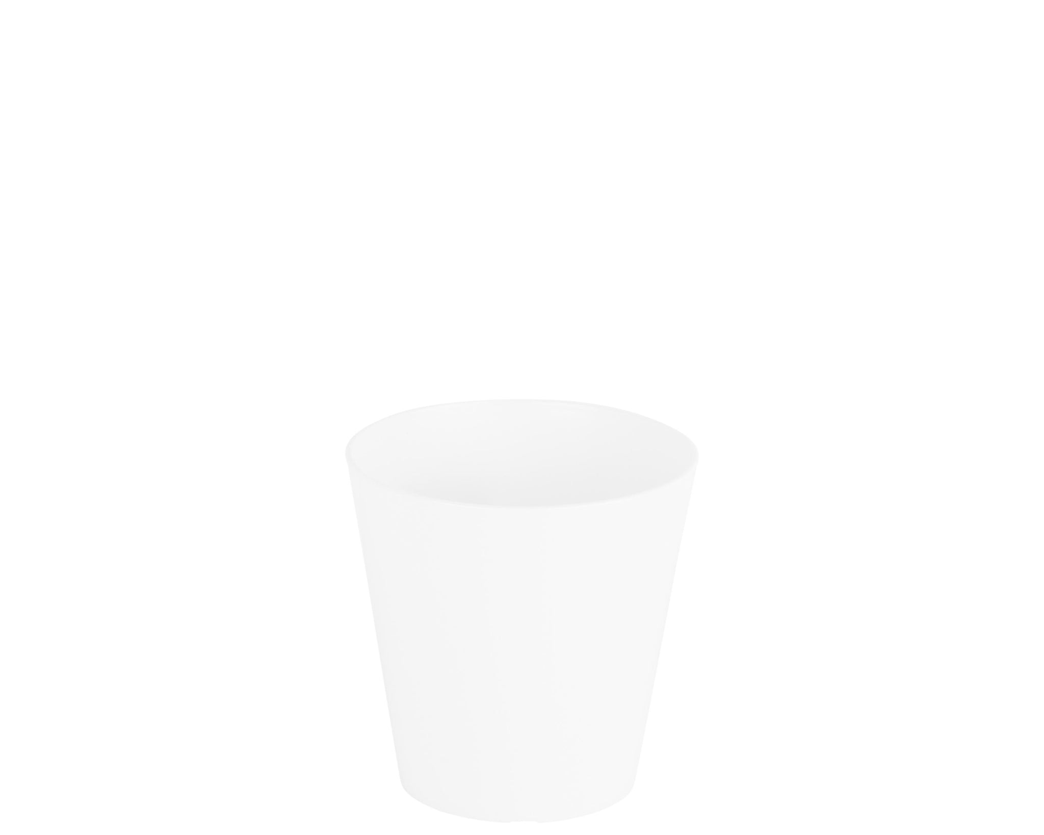 WHAM STUDIO ROUND PLANTER POT COVER 14CM - WHITE. WHAM27002 \\\KD25438