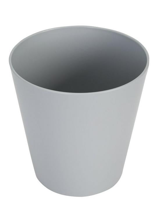 WHAM STUDIO ROUND PLANTER POT COVER 14CM - COOL GREY. WHAM27000 \\\KD25439