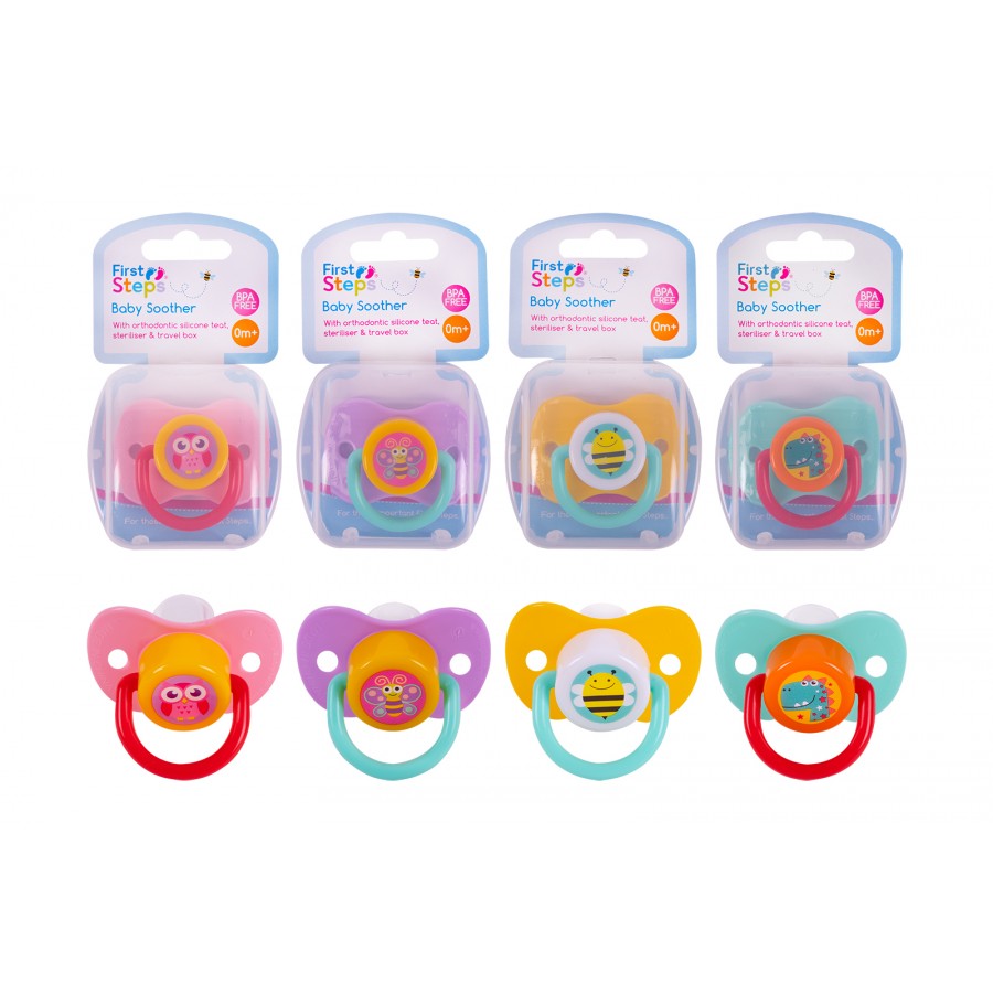 FIRST STEPS SOOTHER WITH STERILISER BOX. FS851 \\\KD25451