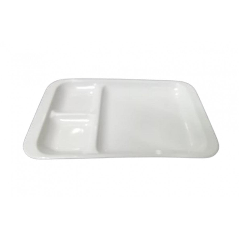 MELAMINE OBLONG 3 COMPATMENT PLATE / THALI. HPK163 \\\KD25472