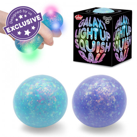 TOBAR  GALAXY LIGHT UP SQUISH BALL / SCRUNCHEMS. 38493 \\\KD25497
