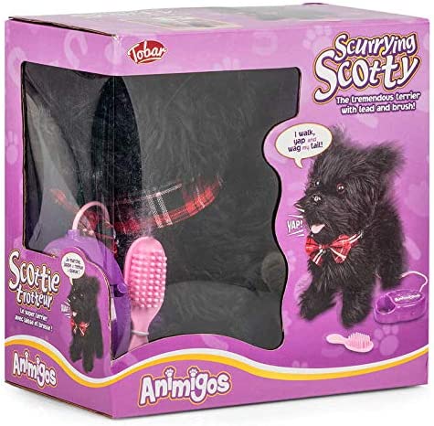 TOBAR ANIMIGOS SCURRYING SCOTTY ELECTRONIC DOG SOFT TOY. 28779 \\\KD25507