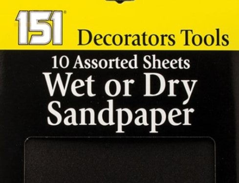 151 WET OR DRY SANDPAPER SHEET 8/PK. HD1004E \\\KD25528