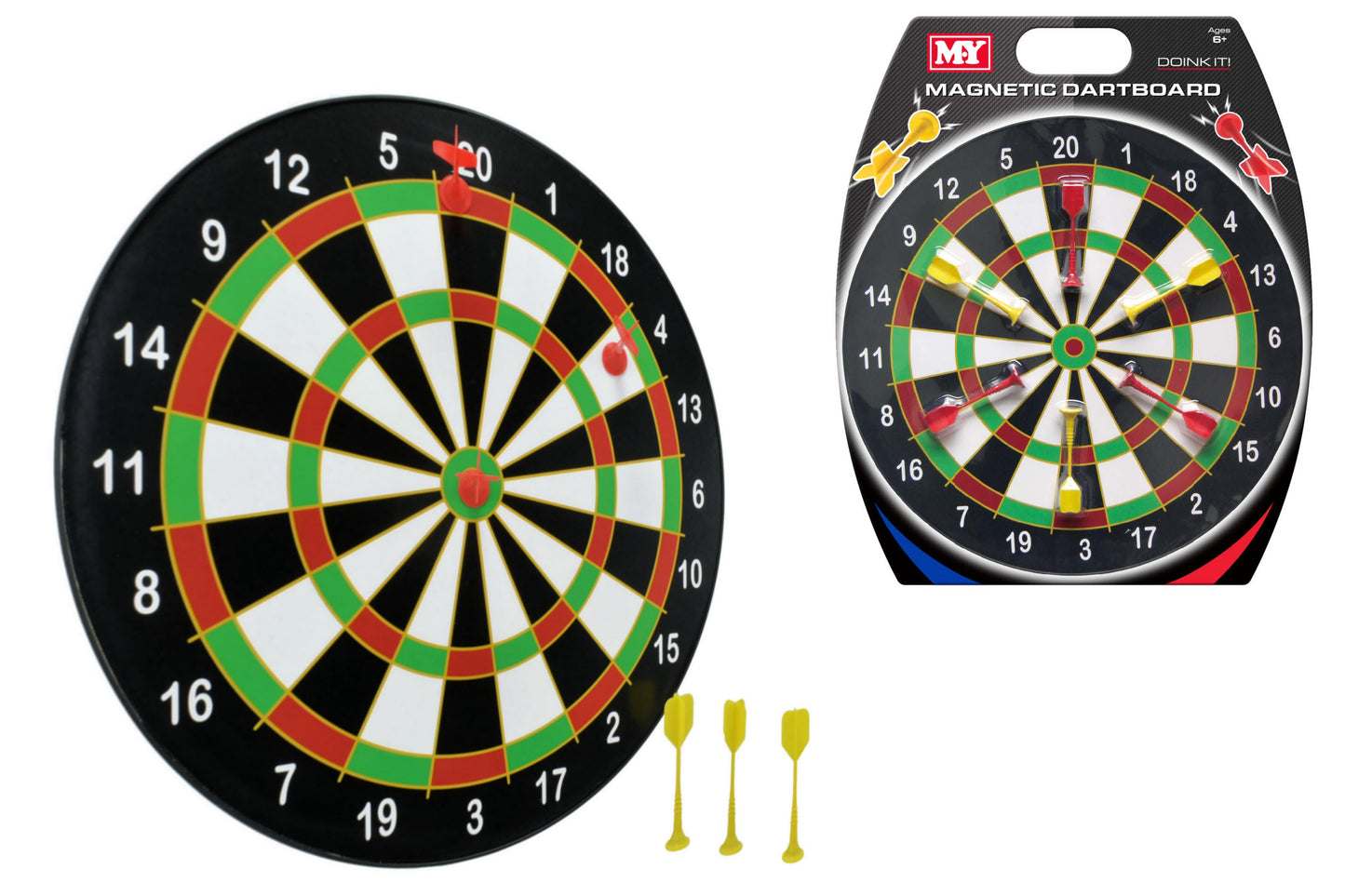 DOINK IT 16 INCH / 40CM MAGNETIC DART BOARD SET. TY1840 \\\KD25591