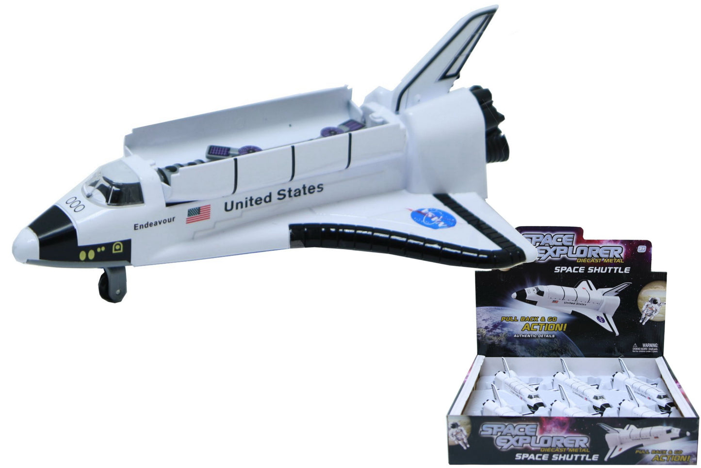 SPACE EXPLORER DIE CAST SPACE SHUTTLE. TY9166 \\\KD25597