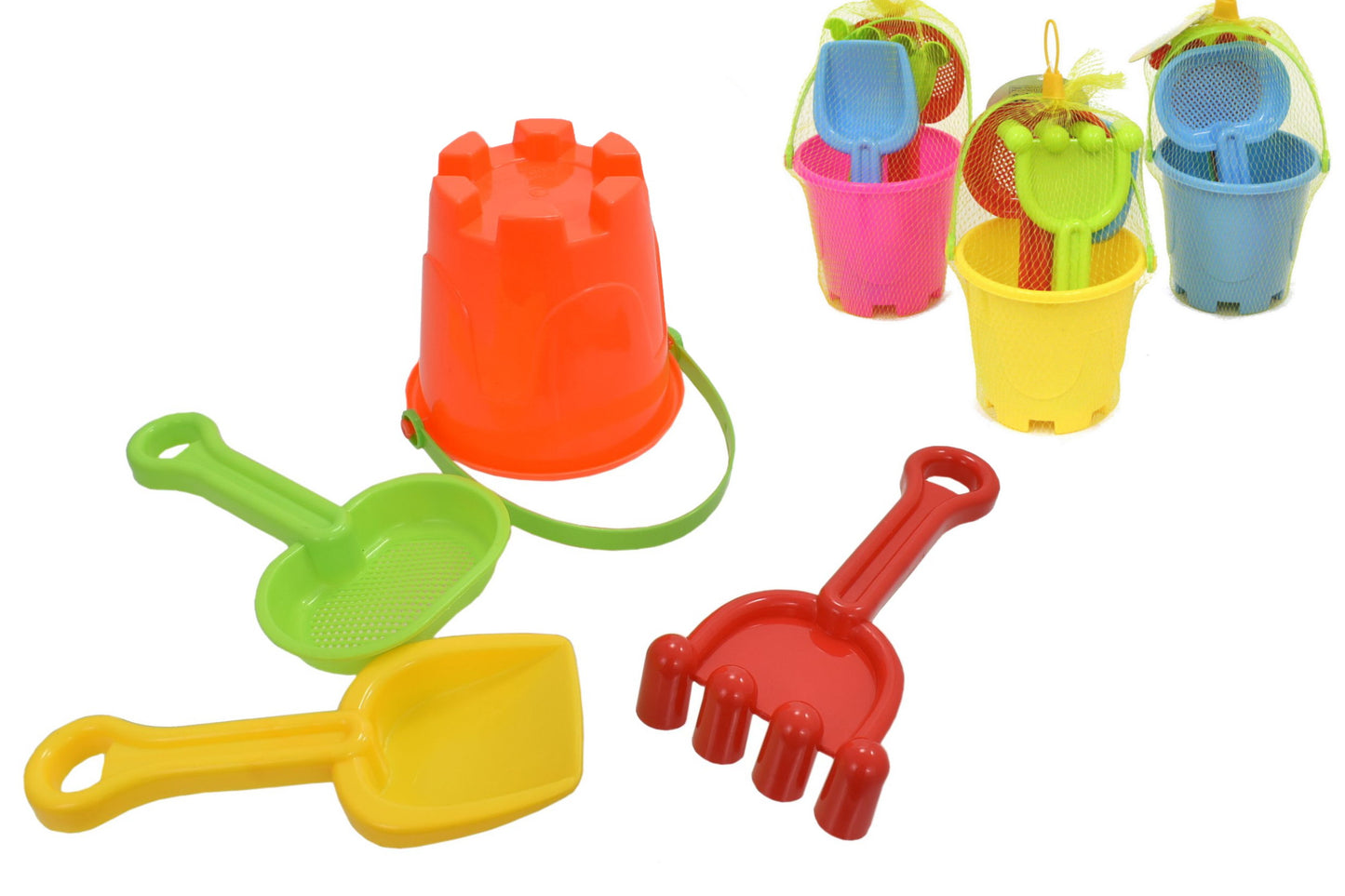 NALU ROUND CASTLE BEACH BUCKET 4 PCS SET. TY1122 \\\KD25612