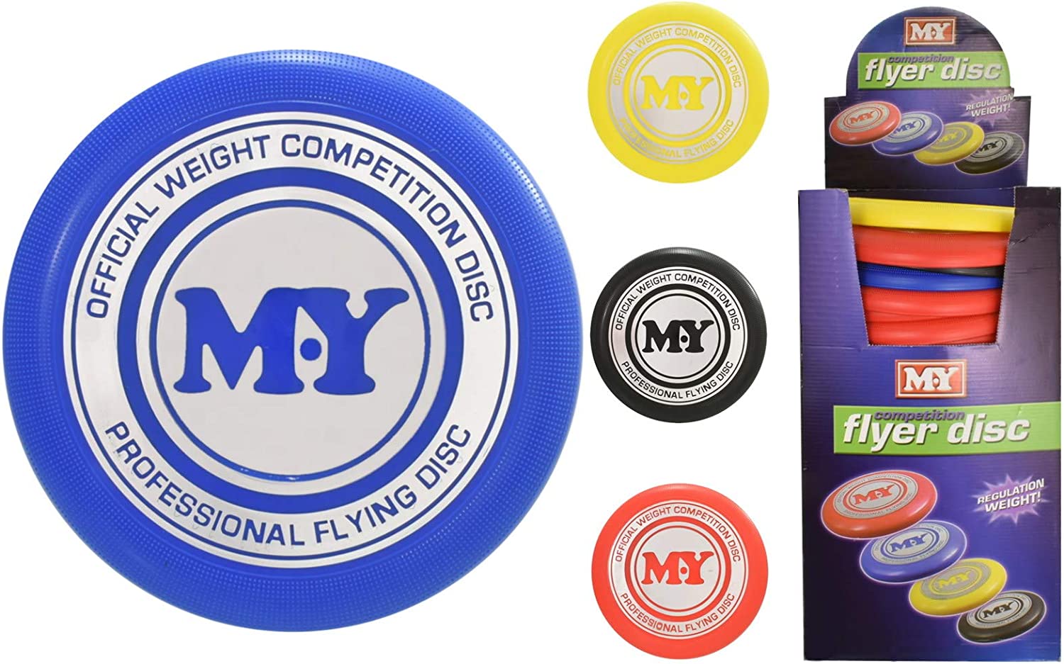 MY PROFESSONAL FLYING DISC / FRISBEE 180GR ASSORTED COLOURS. TY1911 \\\KD25616