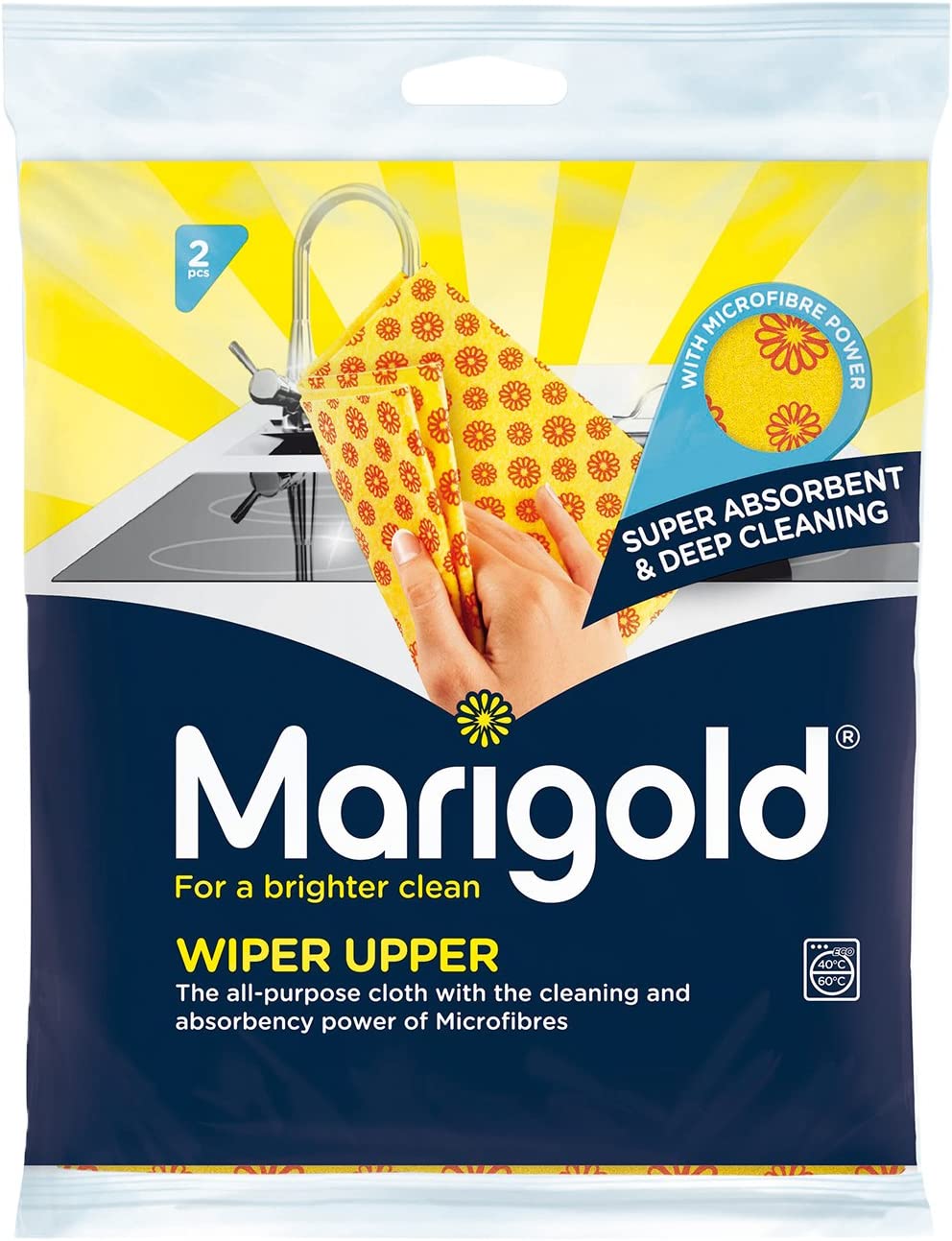 MARIGOLD WIPER UPPER MULTI PURPOSE CLOTH 2/PK. FH167900 \\\KD25626