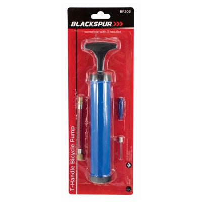 BLACKSPUR T-HANDLE HAND BICYCLE AIR PUMP. BB-BP203 \\\KD25635