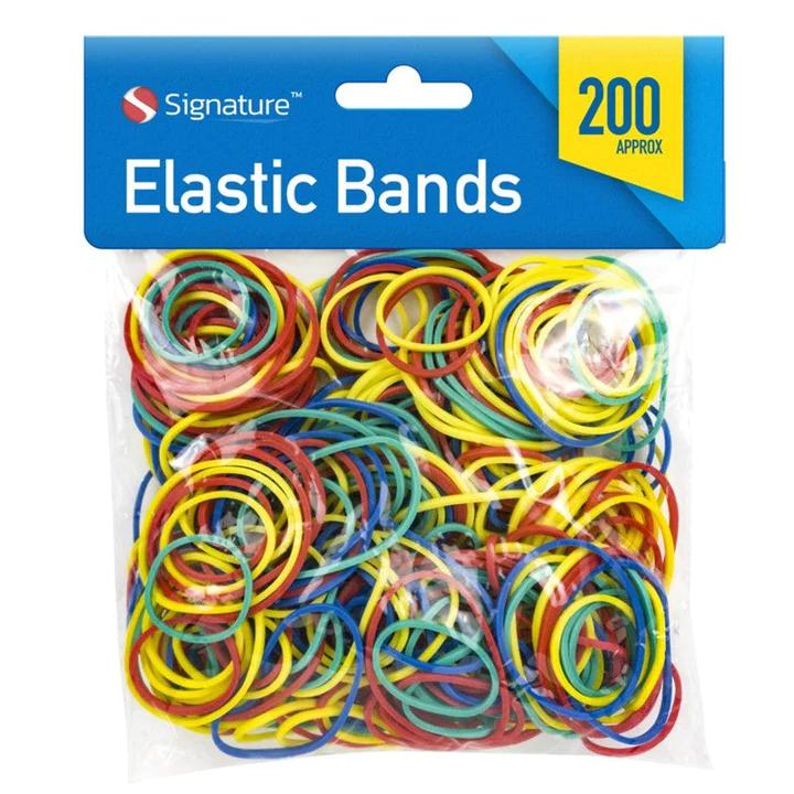 SIGNATURE ELASTIC BANDS 200PK. OL321420 \\\KD25668