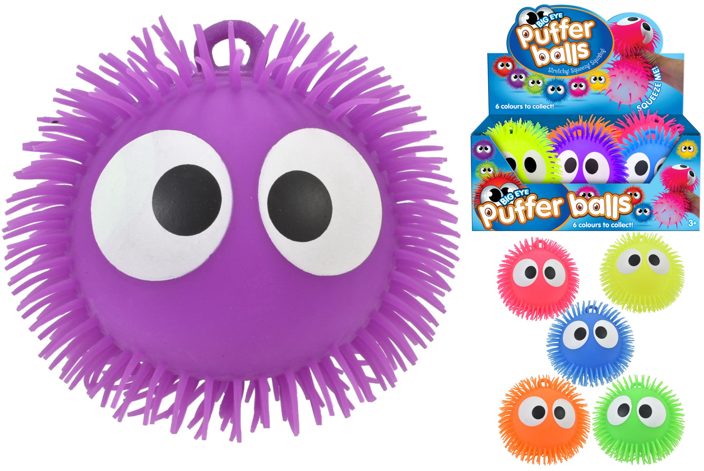 9 NCH BIG EYE PUFFER BALL \\\KD25698
