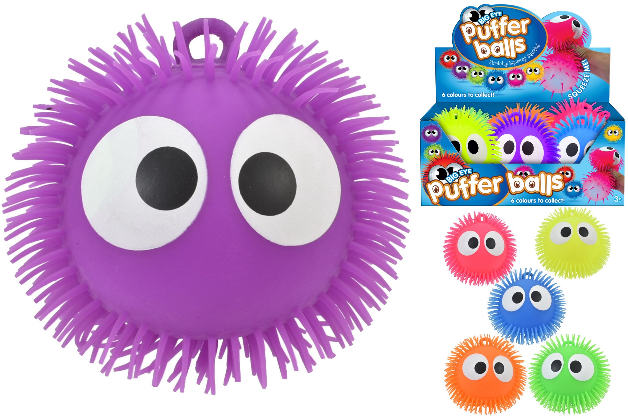 9 NCH BIG EYE PUFFER BALL \\\KD25698