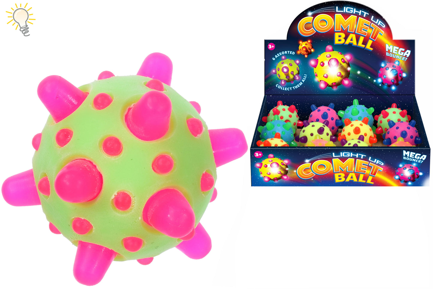 LIGHT UP COMET BALL 70CM \\\KD25700