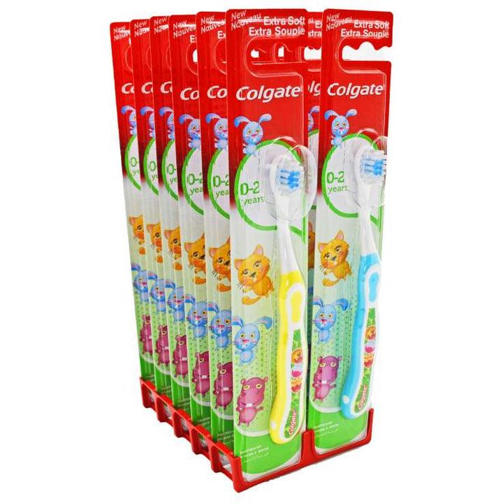 COLGATE KIDS 0-2 TOOTHBRUSH 12/PK. COLK02 \\\KD25738