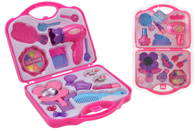 GIRLS TOY VANITY BEAUTY COSMETIC MAKEUP CARRY CASE. TY85 \\\KD25739