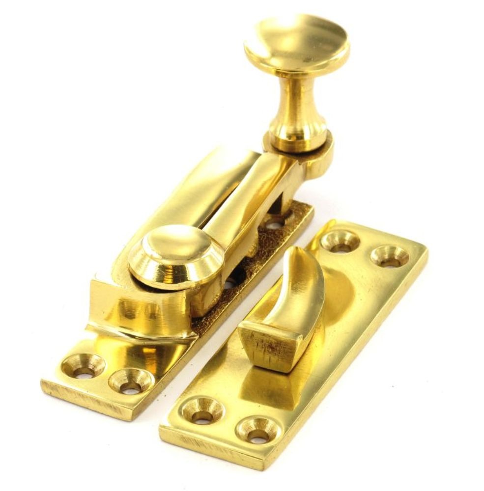 SOLID BRASS SASH WINDOW LEVER ARM FASTENERS 65MM. MP-B2585 \\\KD25749
