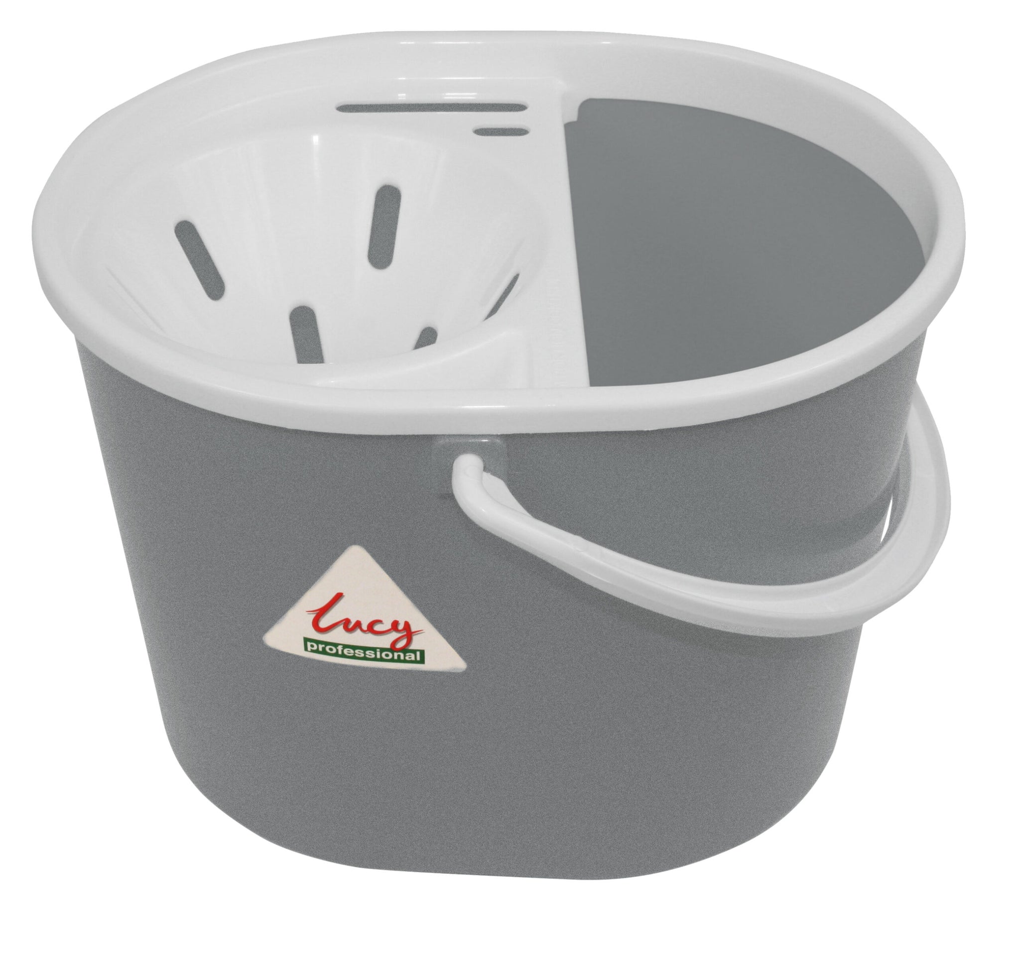 LUCY EXTRA TOUGH MOP BUCKET WITH SIEVE - GRANITE. L1405204 \\\KD25756