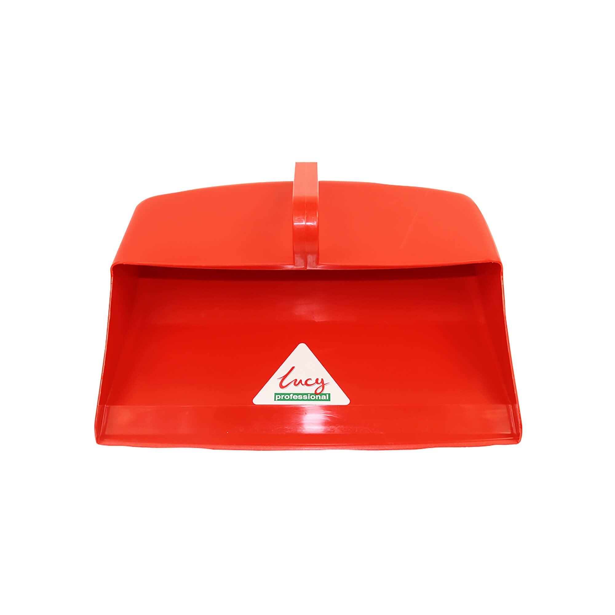 LUCY TRADITIONAL LARGE HOODED DUSTPAN WITH HANDLE 30CM - RED. L1722291 \\\KD25761