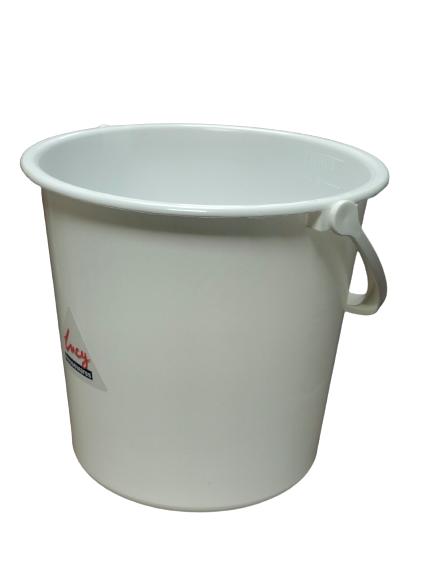 LUCY STRONG  BUCKET 10 LITRE - WHITE. L1414202 \\\KD25771