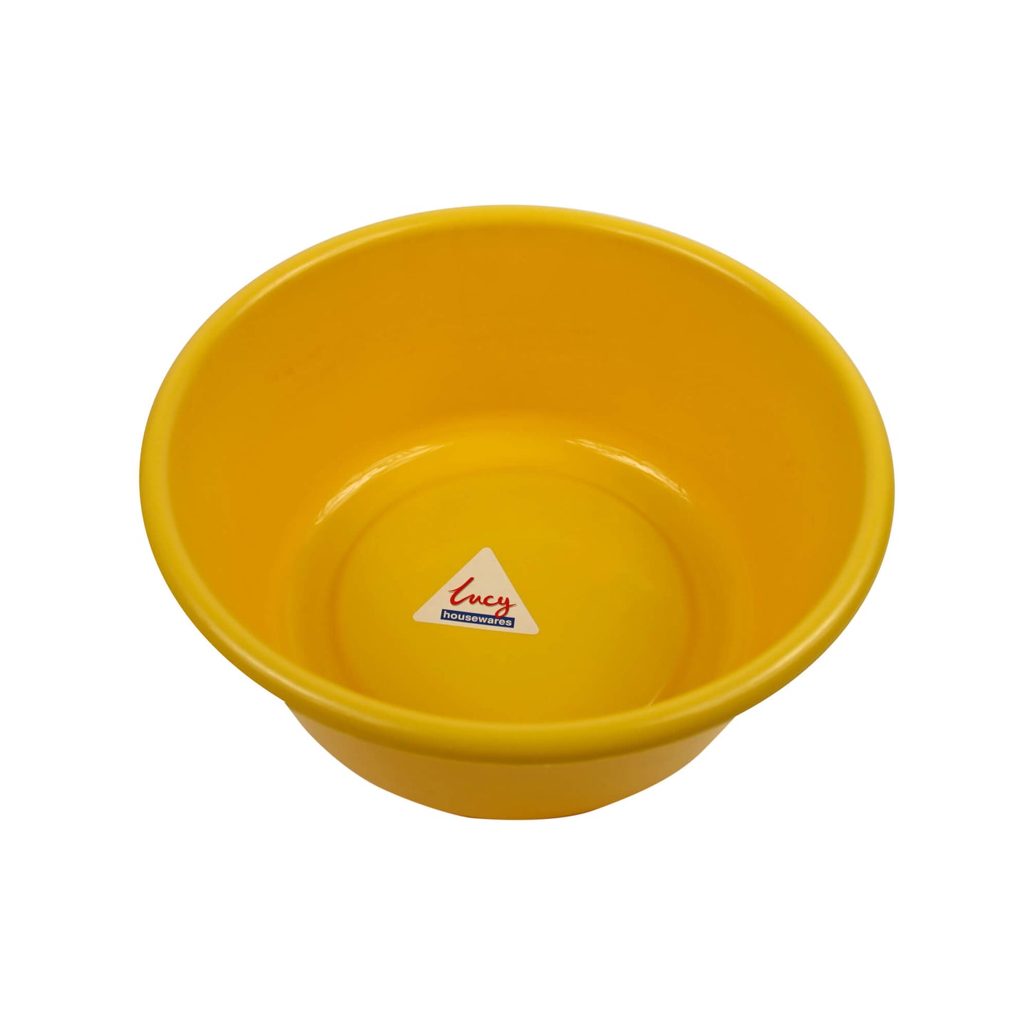 LUCY ROUND BOWL 14" / 35CM - MILD YELLOW. L1604028 \\\KD25776