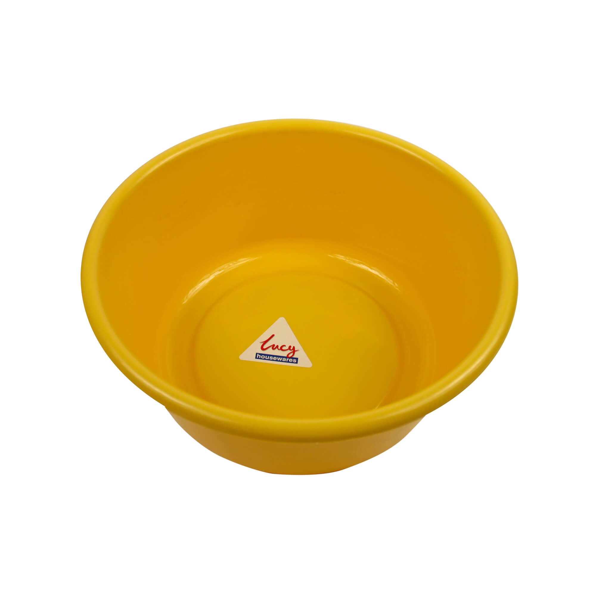 LUCY ROUND BOWL 14" / 35CM - MILD YELLOW. L1604028 \\\KD25776