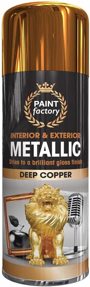 PAINT FACTORY COLOUR IT SPRAY PAINT 400ML - COPPER METALLIC. WDL1753PR \\\KD25815