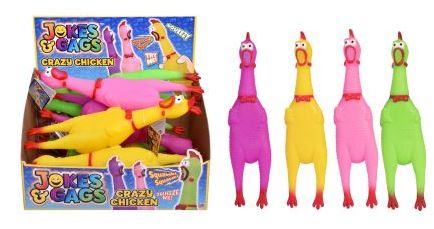 JOKES & GAGS SCREEMING CRAZY CHICKEN. 1374635 \\\KD25882