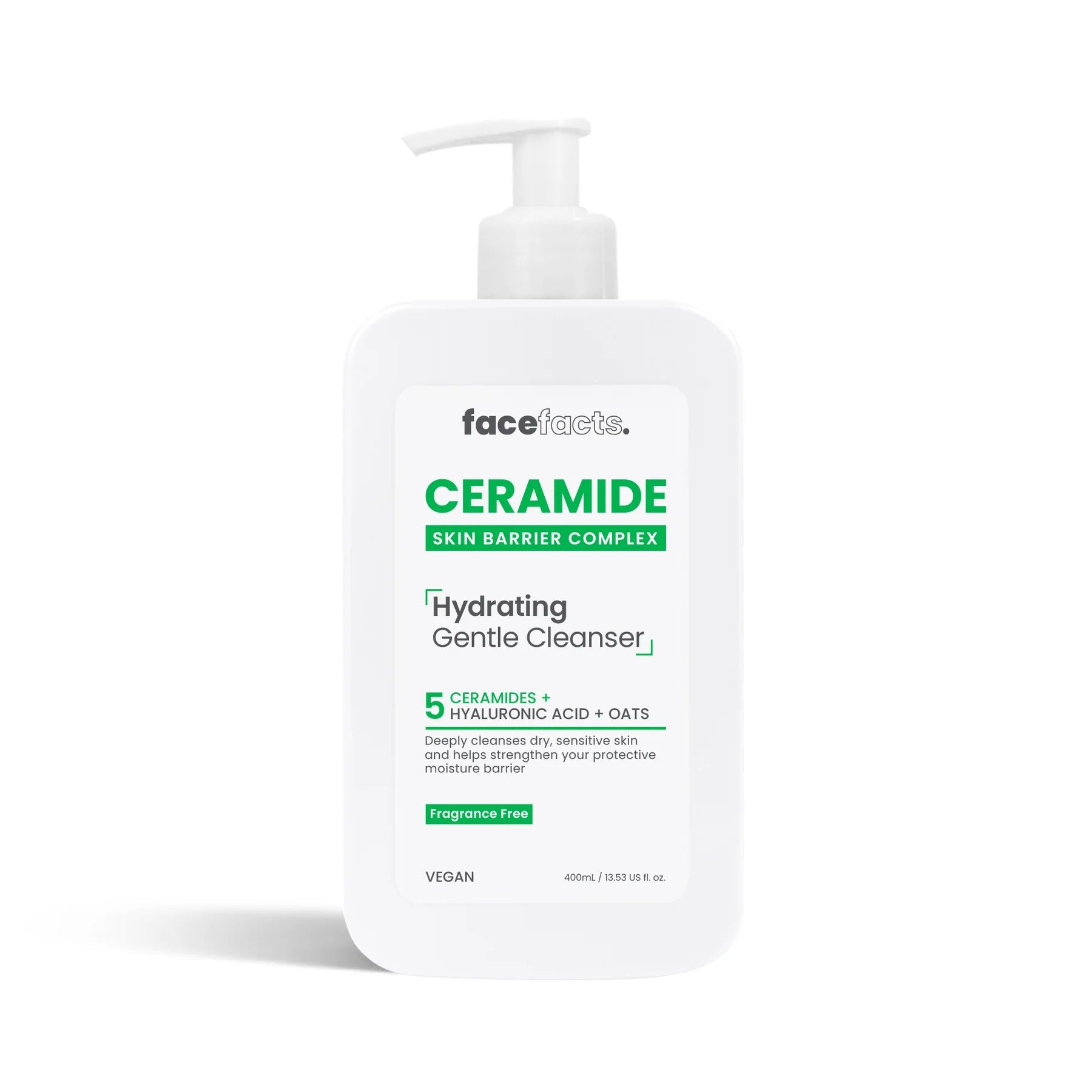 FACE FACTS HYDRATING CERAMIDE CLEANSER 400ML. 28662-150 \\\KD25886