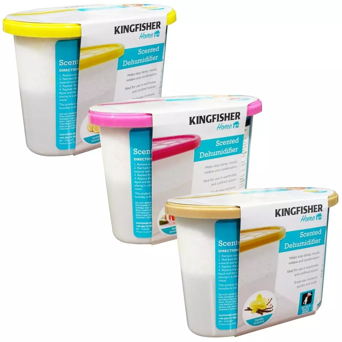KINGFISHER ASSORTED SCENTED DEHUMIDIFIER ** ONE PIECE SUPPLY **. DHS \\\KD25975