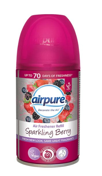 AIRPURE AUTOMATIC AIR FRESHENER REFILL 250ML - SPARKLING BERRY. AF627 \\\KD25990