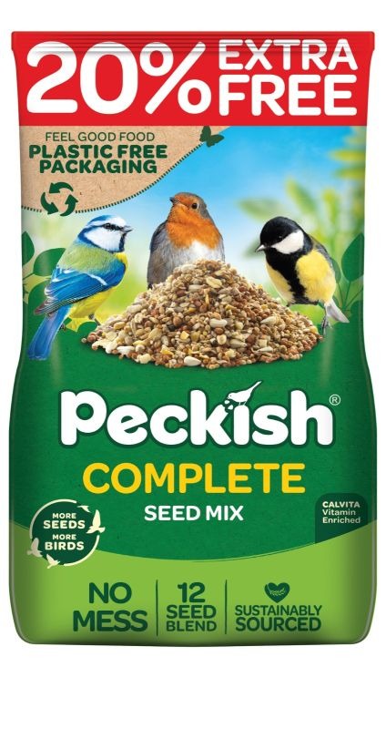 PECKISH COMPLETE SEED MIX 1.7KG X 20% EXTRA FREE. 60051332 \\\KD26003