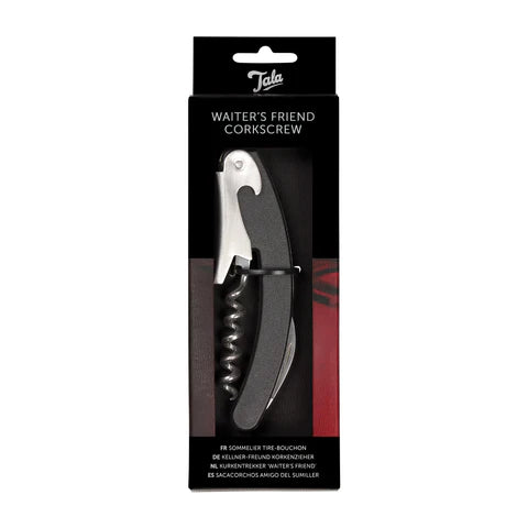 TALA SOFT GRIP WAITERS FRIEND CORKSCREW WITH FOIL CUTTER AND BOTTLE OPENER. 10A30020 \\\KD26035