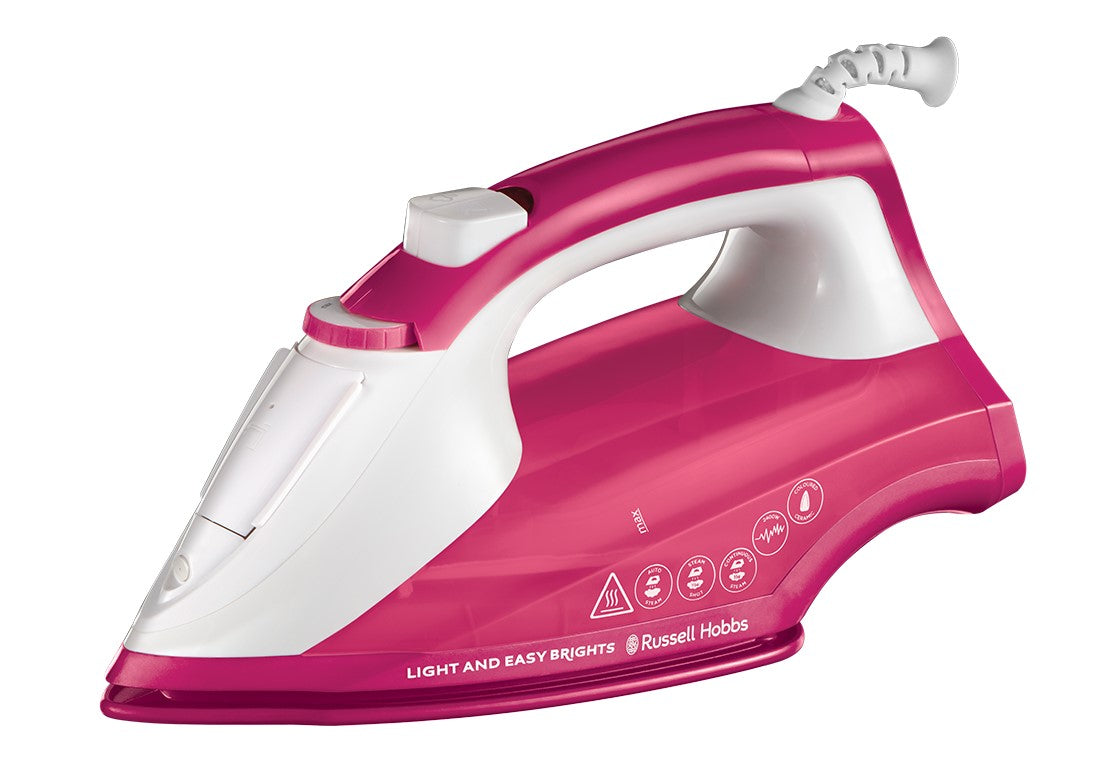 RUSSELL HOBBS LIGHT AND EASY BRIGHTS STEAM IRON 2400W BERRY. 26480 \\\KD26060