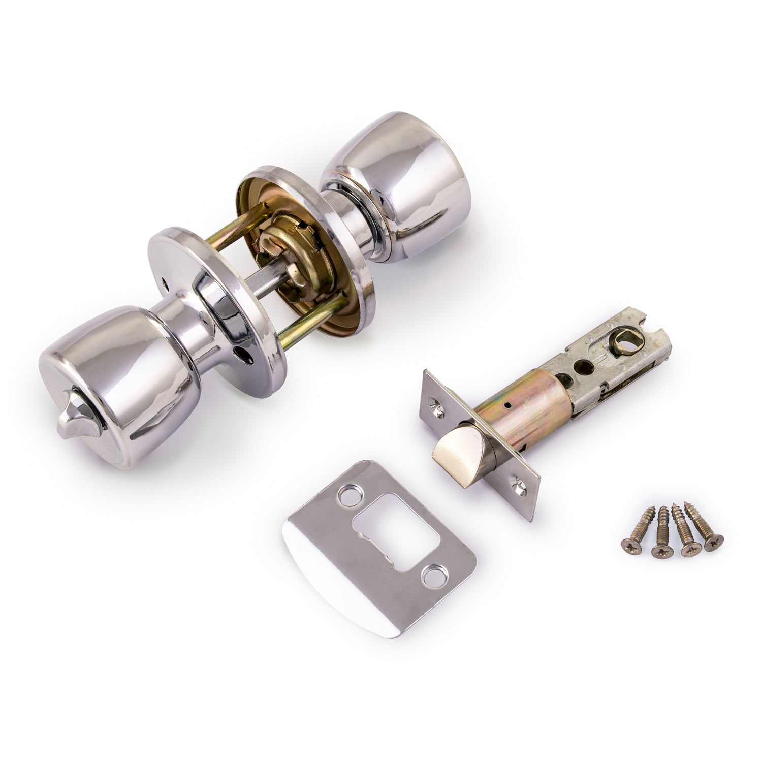 ERA PRIVACY CHROME DOOR KNOB SET. ERA168-62A \\\KD26243