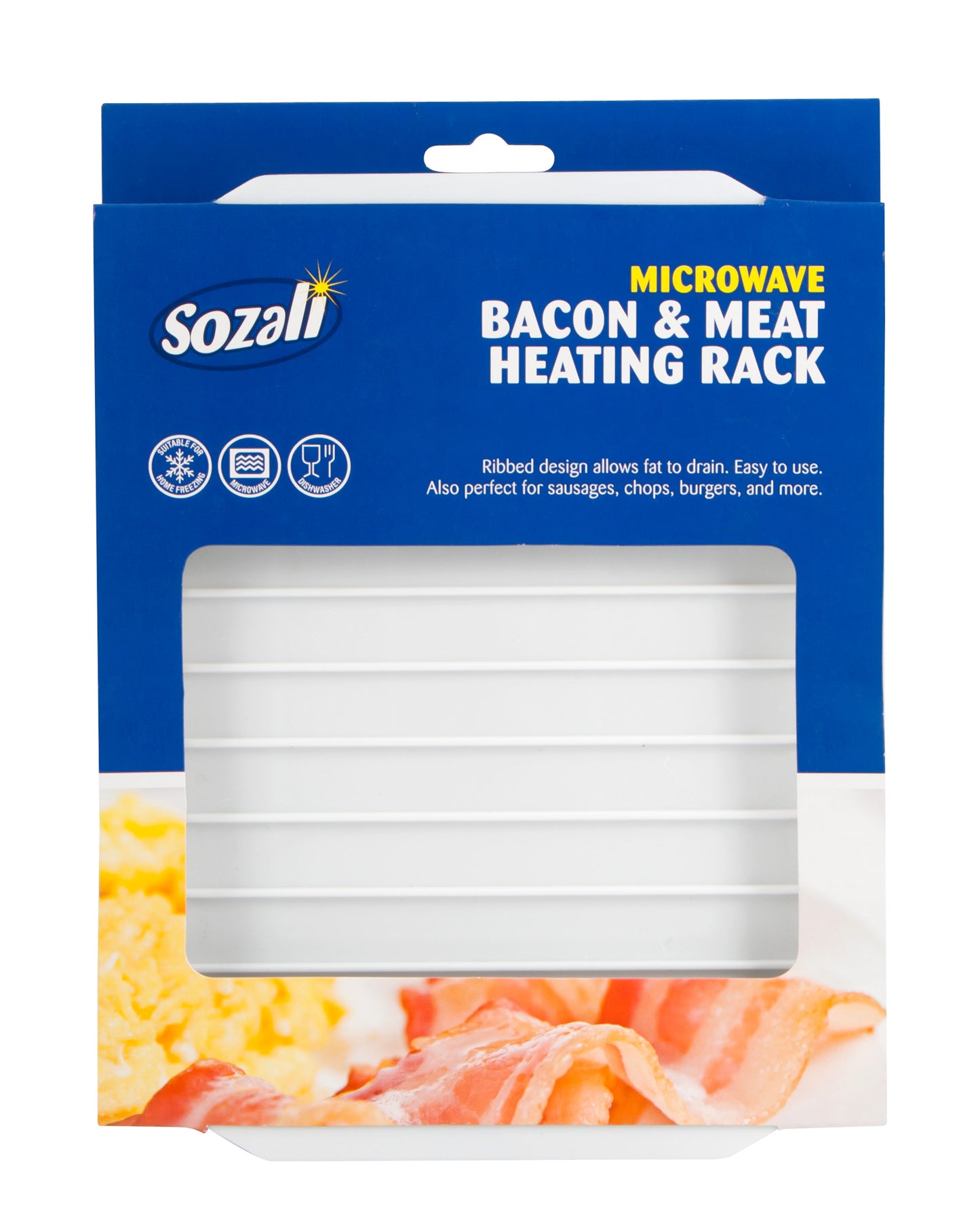 SOZALI MICROWAVE BEACON MEAT HEATING TRAY RACK. Z2131 \\\KD26253