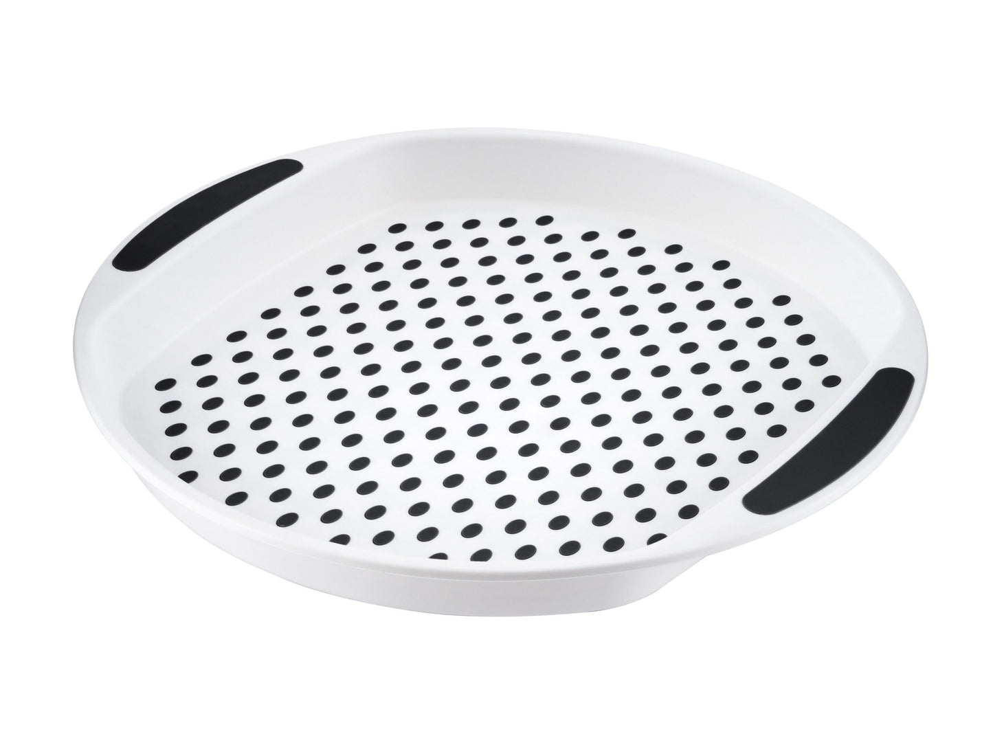 HOME PLUS ROUND NON SLIP SERVING TRAY 40CM ** ASSORTED COLOU **. Z63021 \\\KD26262