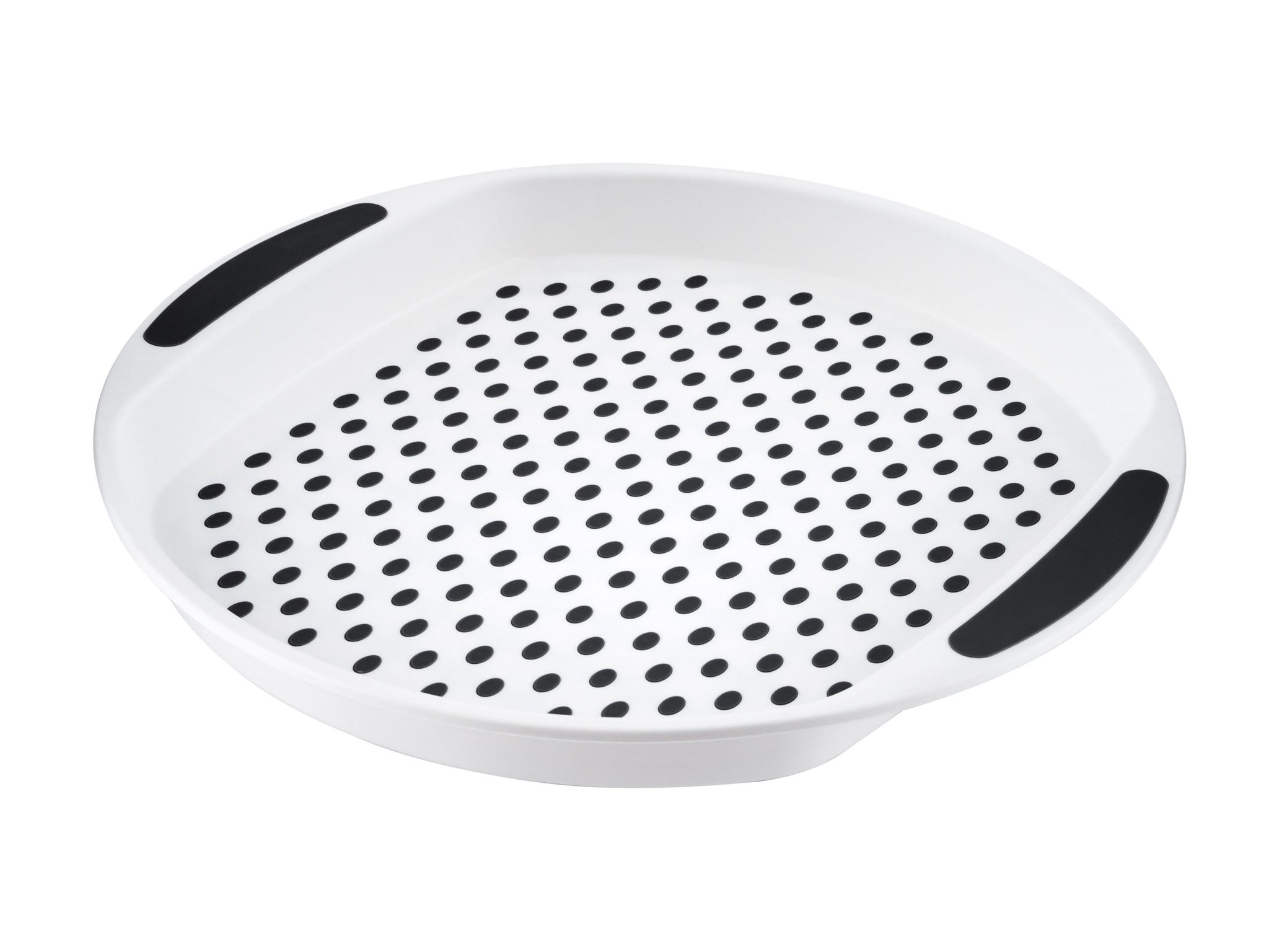 HOME PLUS ROUND NON SLIP SERVING TRAY 40CM ** ASSORTED COLOU **. Z63021 \\\KD26262