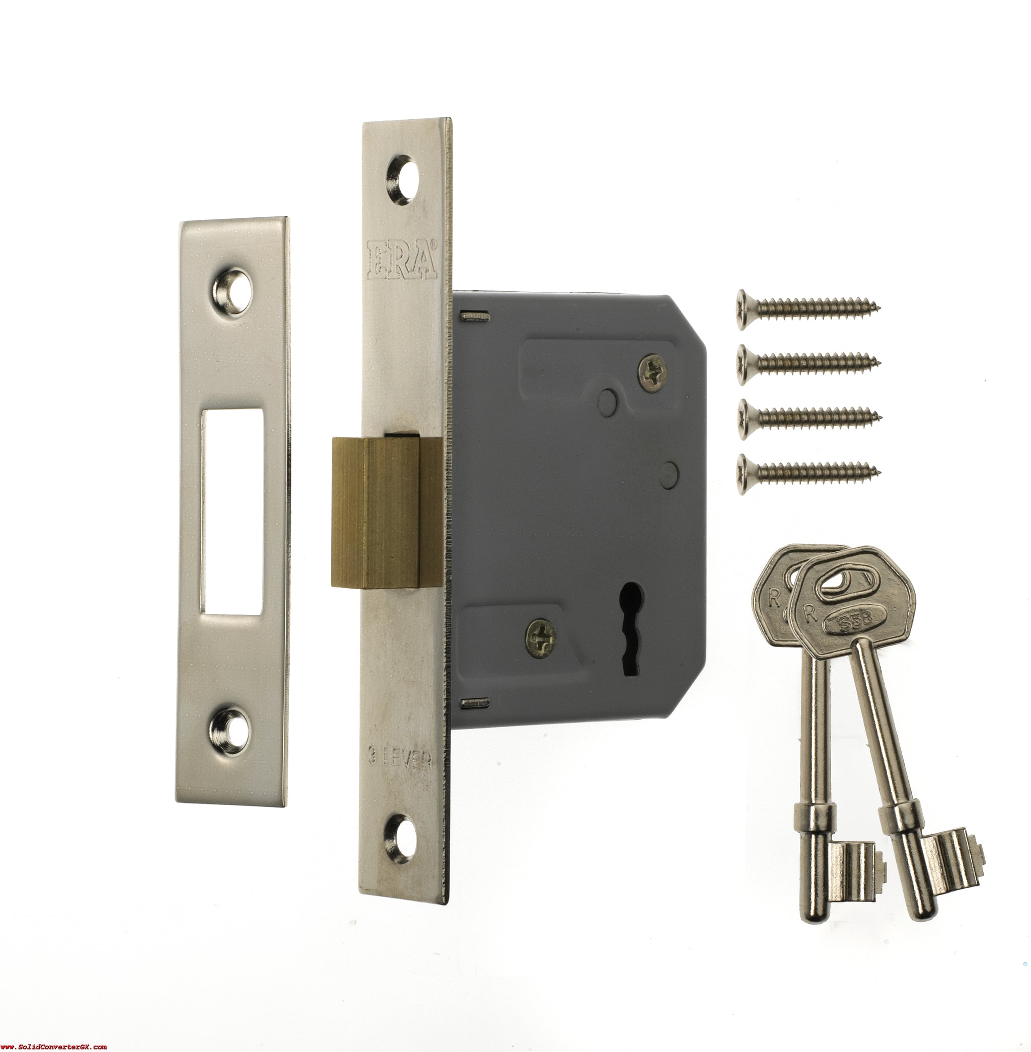 ERA 3 LEVER DEADLOCK 64MM / 2.5 INCH CHROME. ERA472-67 \\\KD26285