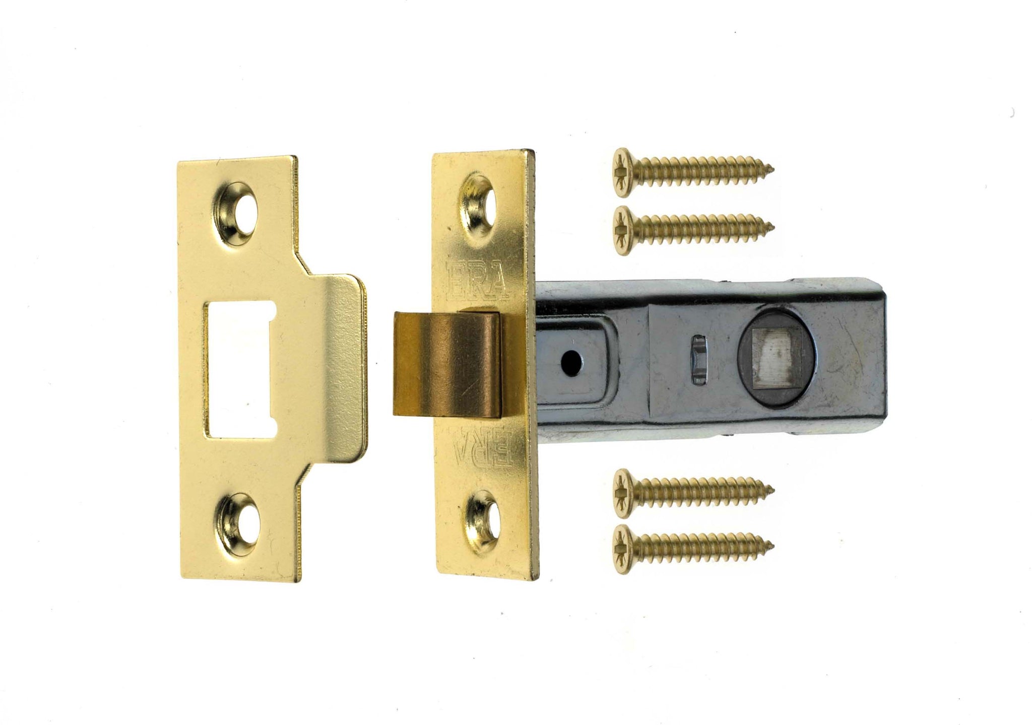 ERA TUBULAR MORTICE LATCH 64MM / 2.5 INCH POLISHED BRASS. ERA188-32 \\\KD26290